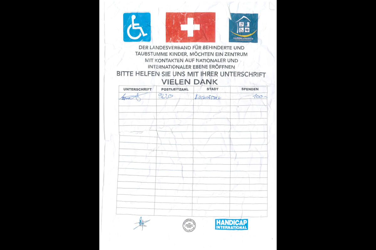 Bischofszell TG – Betrügerische Bettler festgenommen