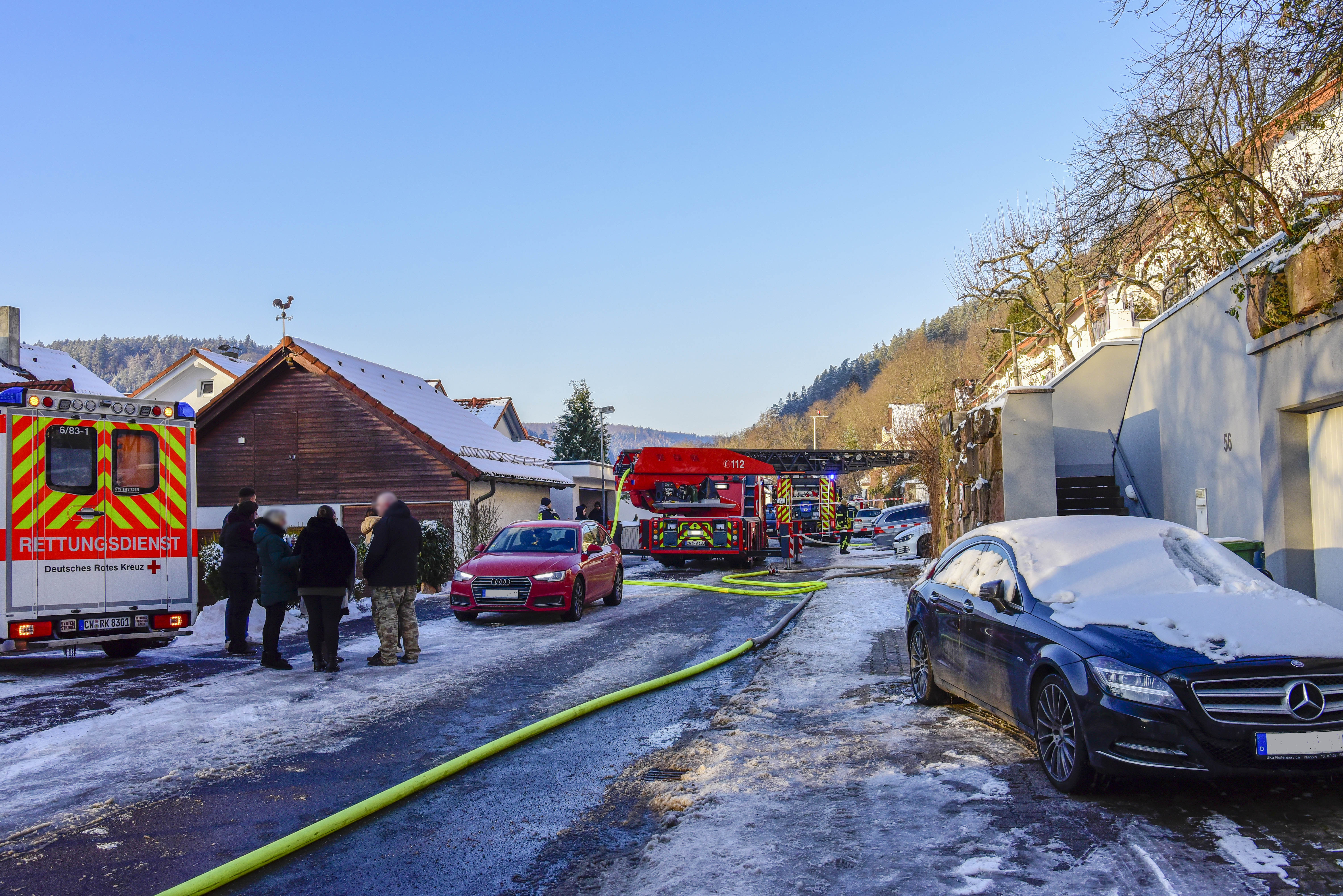 Wohnungsbrand in Dachwohnung – eine Katze stirbt