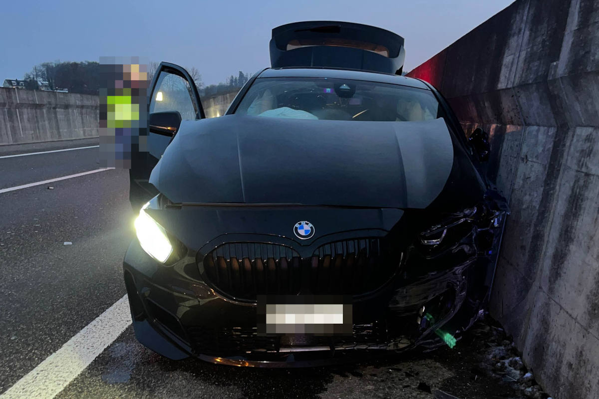 Stadt Solothurn – Seitlich-frontale Kollision zwischen zwei Autos