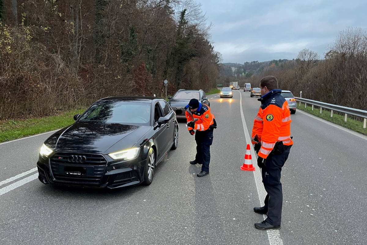 110 Lenker bei Verkehrskontroll-Aktion der Polizei kontrolliert im Kanton Schaffhausen