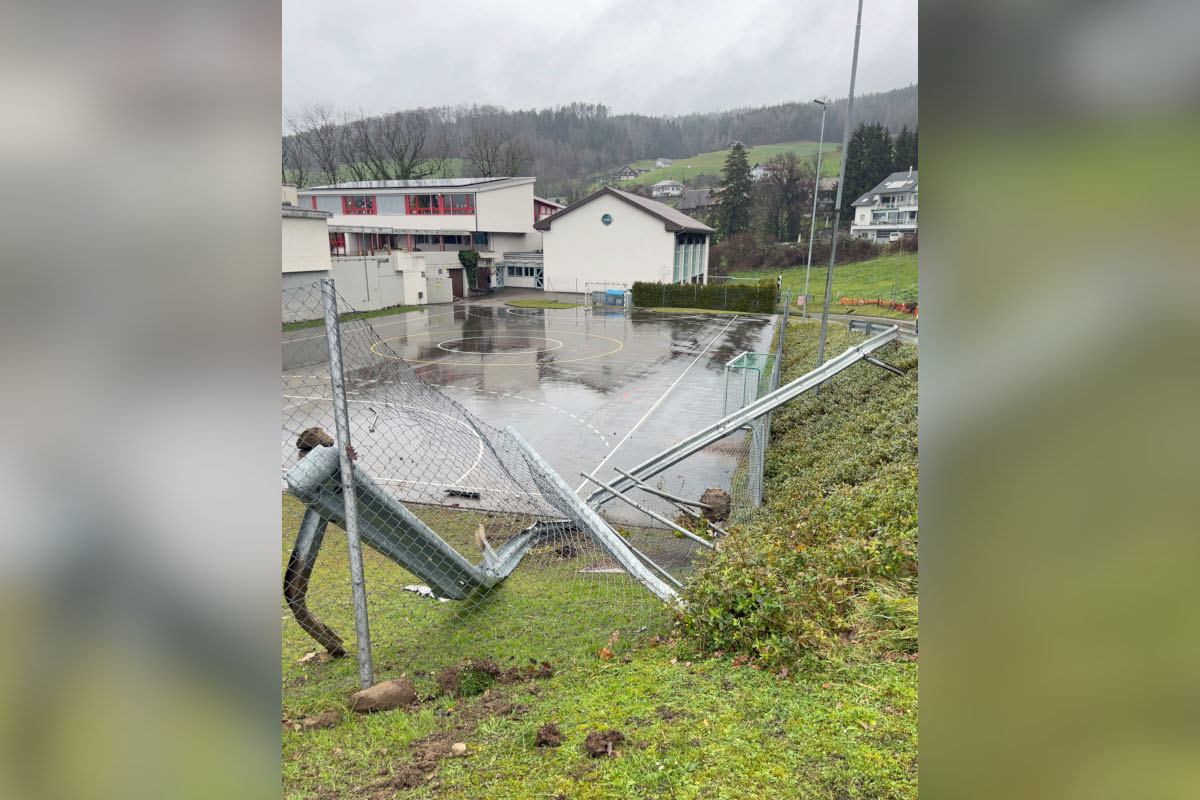 Uffikon LU – Durch Leitplanke und Zaun gebrochen – Drei Personen verletzt darunter zwei Kinder