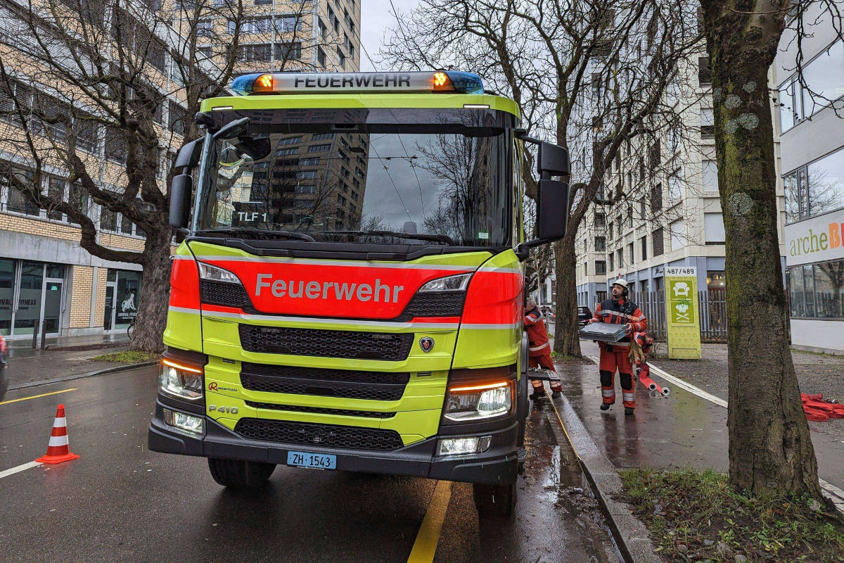 Stadt Zürich – Brand in einer Wohnung