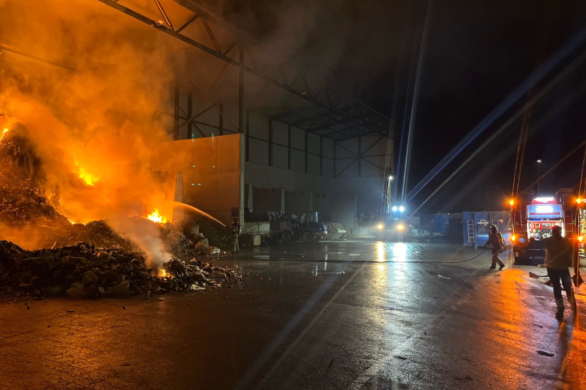 Rheineck SG - Brandfall in Recyclingfirma