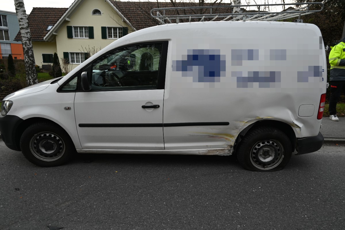 Altstätten SG - Fahrunfähig Unfall verursacht