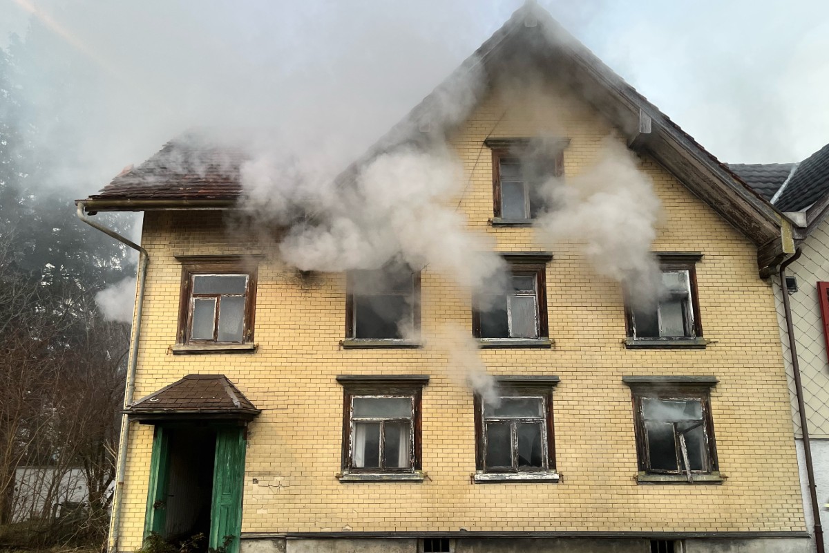 Altstätten SG - Brand richtet enormen Schaden an