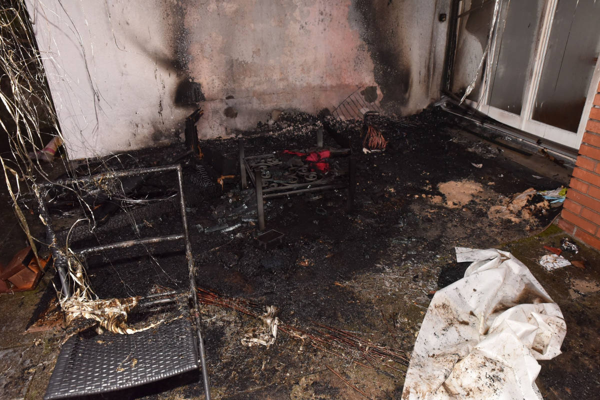 Wilen OW – Brand auf Gartensitzplatz eines Einfamilienhauses