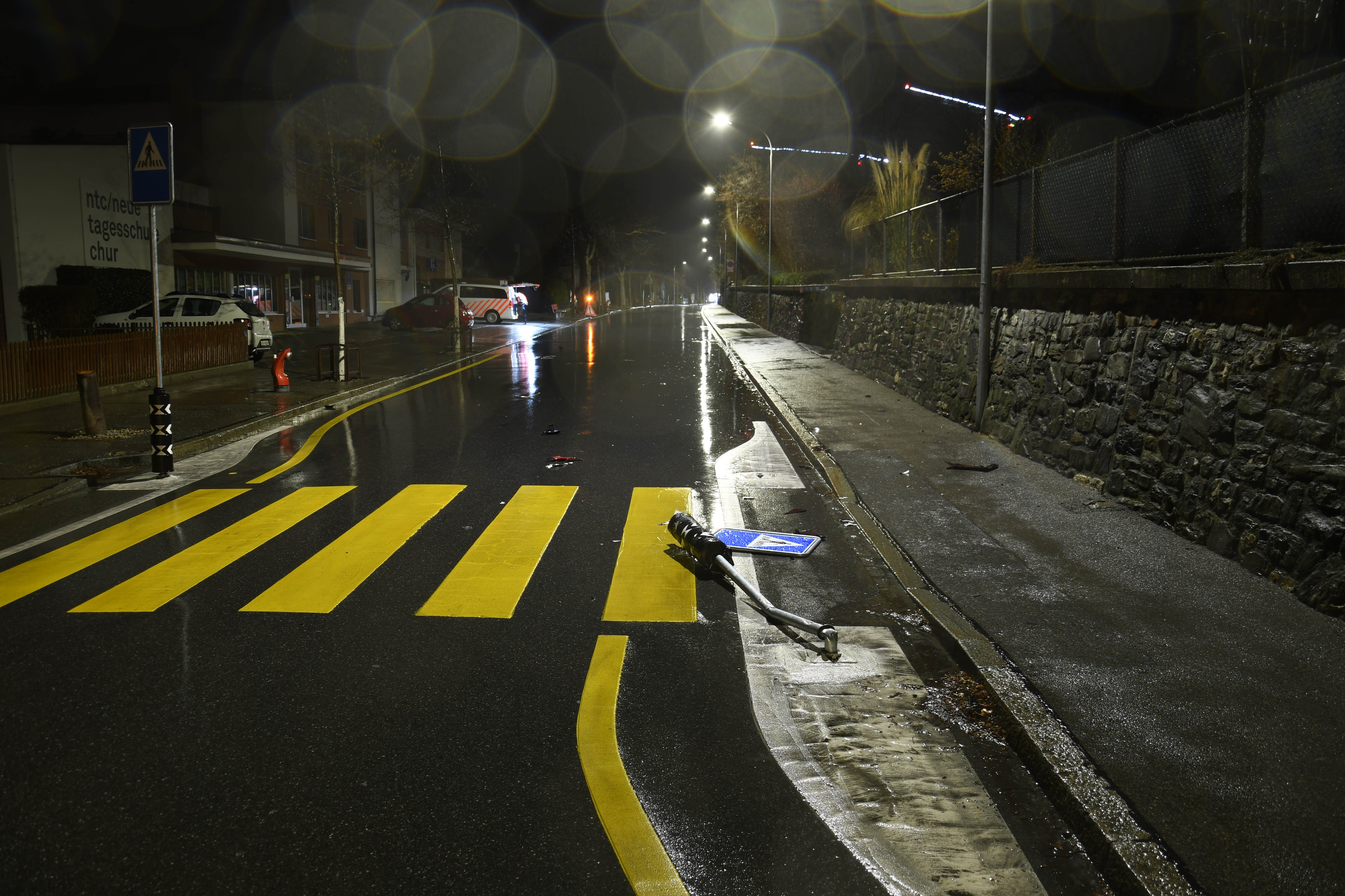 Chur GR – Betrunkener entfernt sich von der Unfallstelle