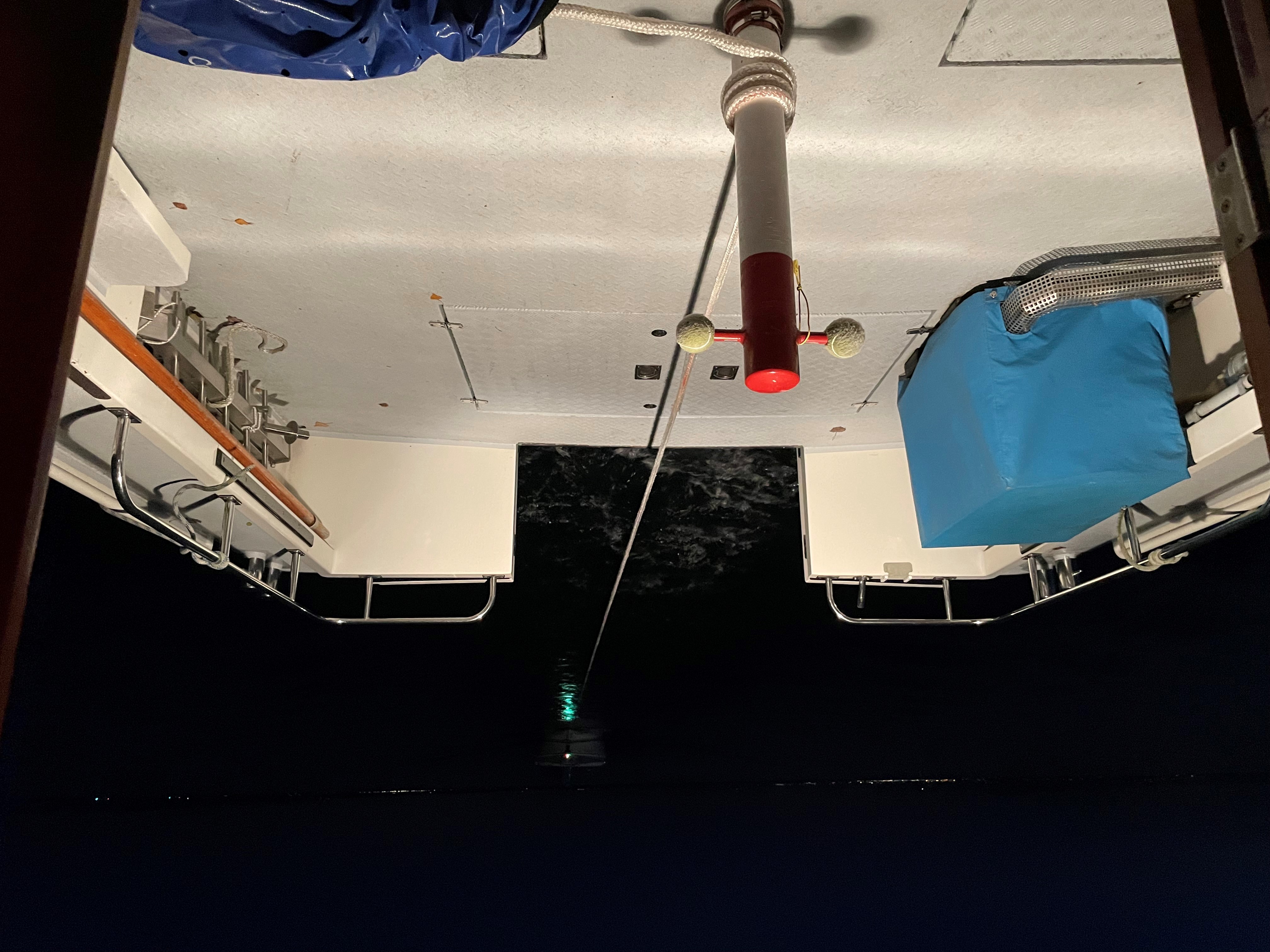 Wegen eines Motorendefekts kam es im Oktober zu einem Nachteinsatz.