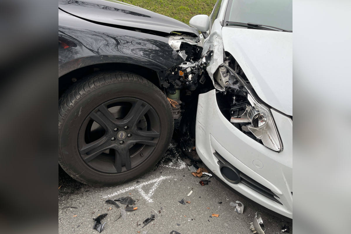 Sarnen OW – Kollision beim Abbiegen nach Vortrittsmissachtung