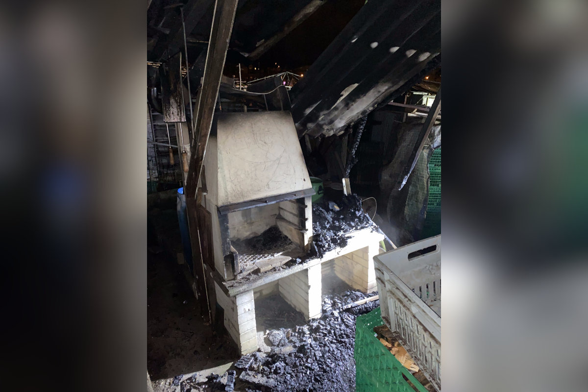 Stadt St. Gallen: Brand in einem Unterstand