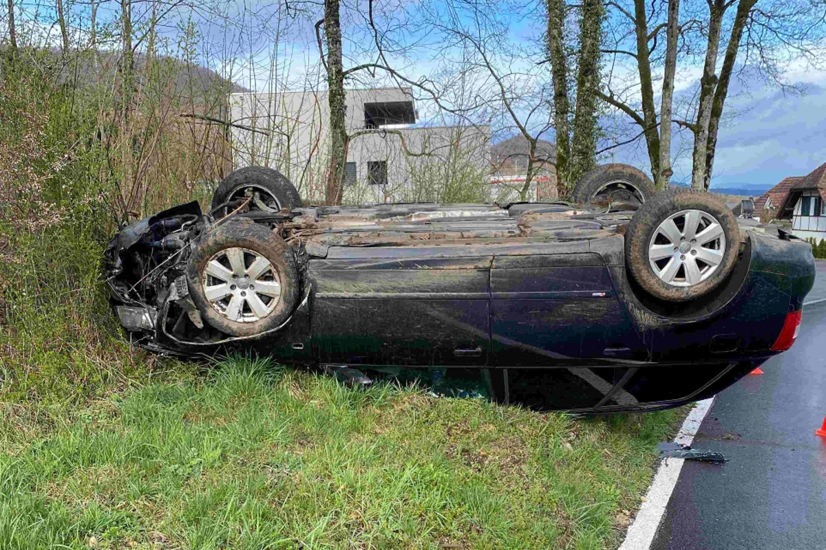 Der Lenker blieb unverletzt.