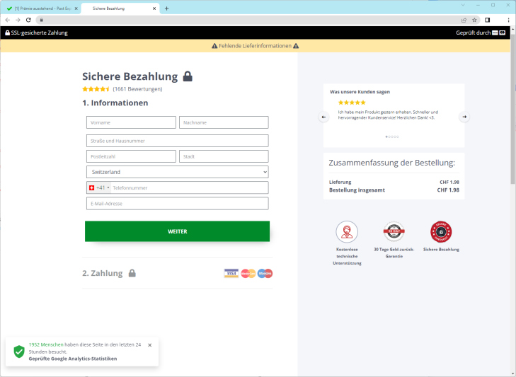 Seien Sie auf der Hut - Vorsicht vor Betrugsmaschen mit ausstehenden Zollgebühren