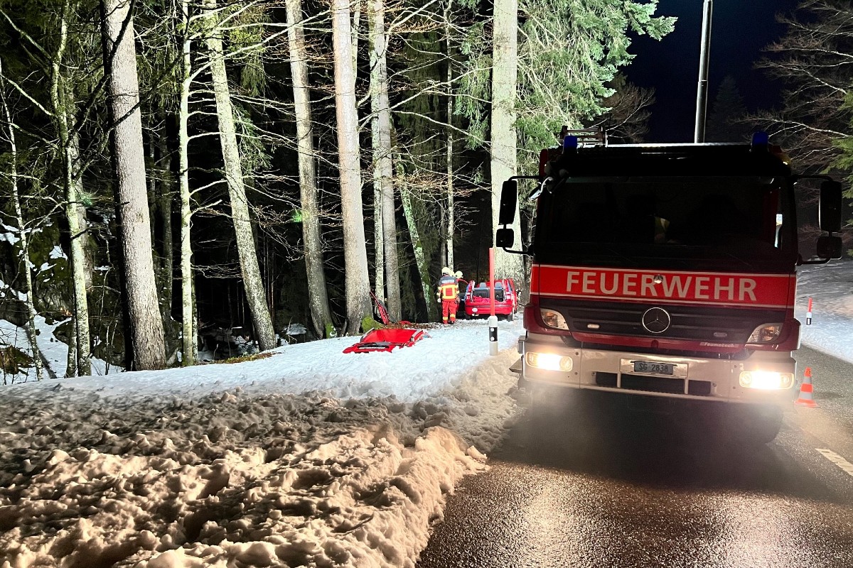 Schwerer Unfall auf der Schwägalpstrasse am Montagabend