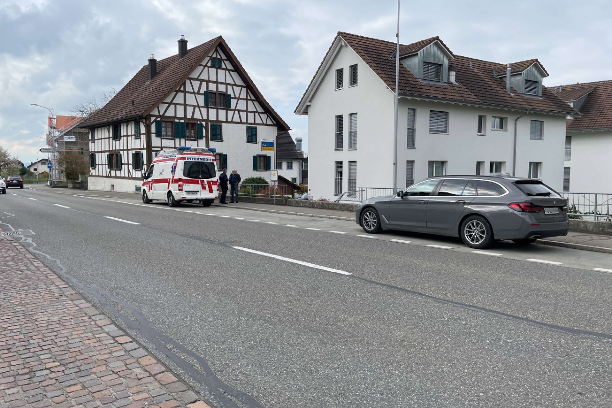 Oberlunkhofen AG - Beim ausparken Geländer durchbrochen