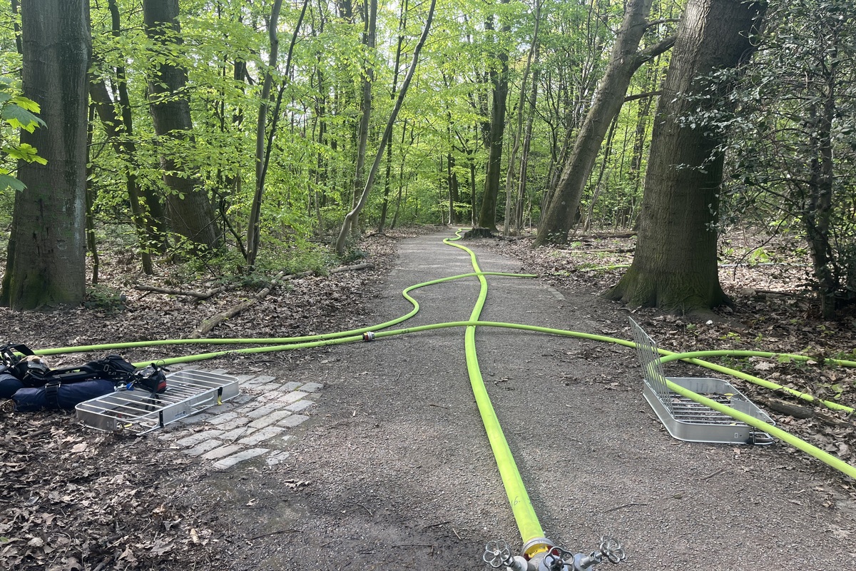 Das Feuer konnte gut unter Kontrolle gebracht werden