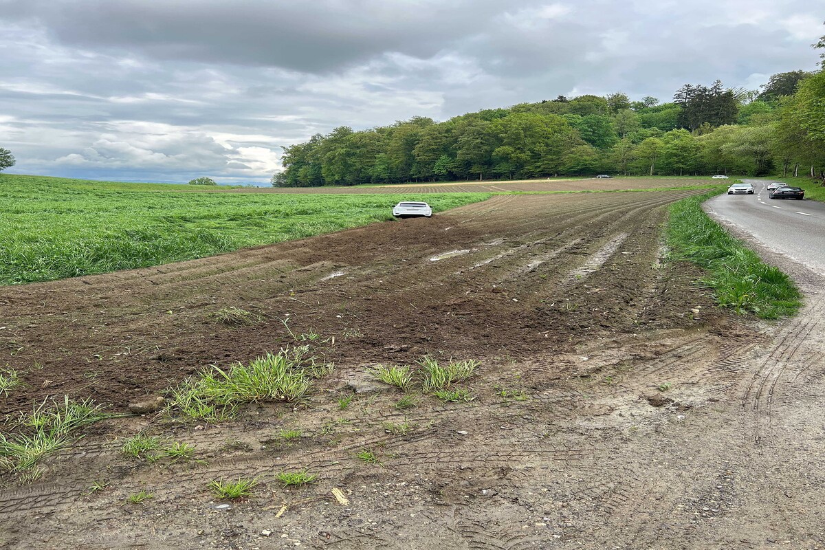 Ammerswil AG - Neulenker gerät in einen Selbstunfall