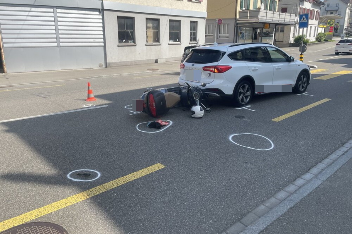 St.Gallen - Drei Verkehrsunfälle an einem Tag