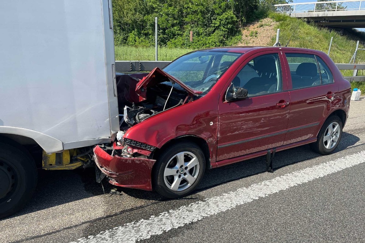 Unfall gestern auf der A1 bei Härkingen SO
