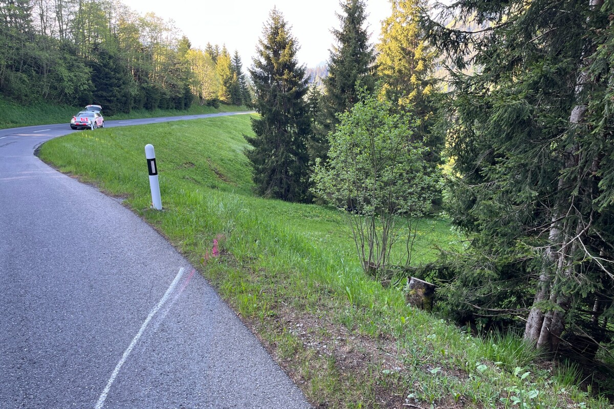 Unfall heute in Herrenboden OW - Motorradlenker nach Sturz verletzt