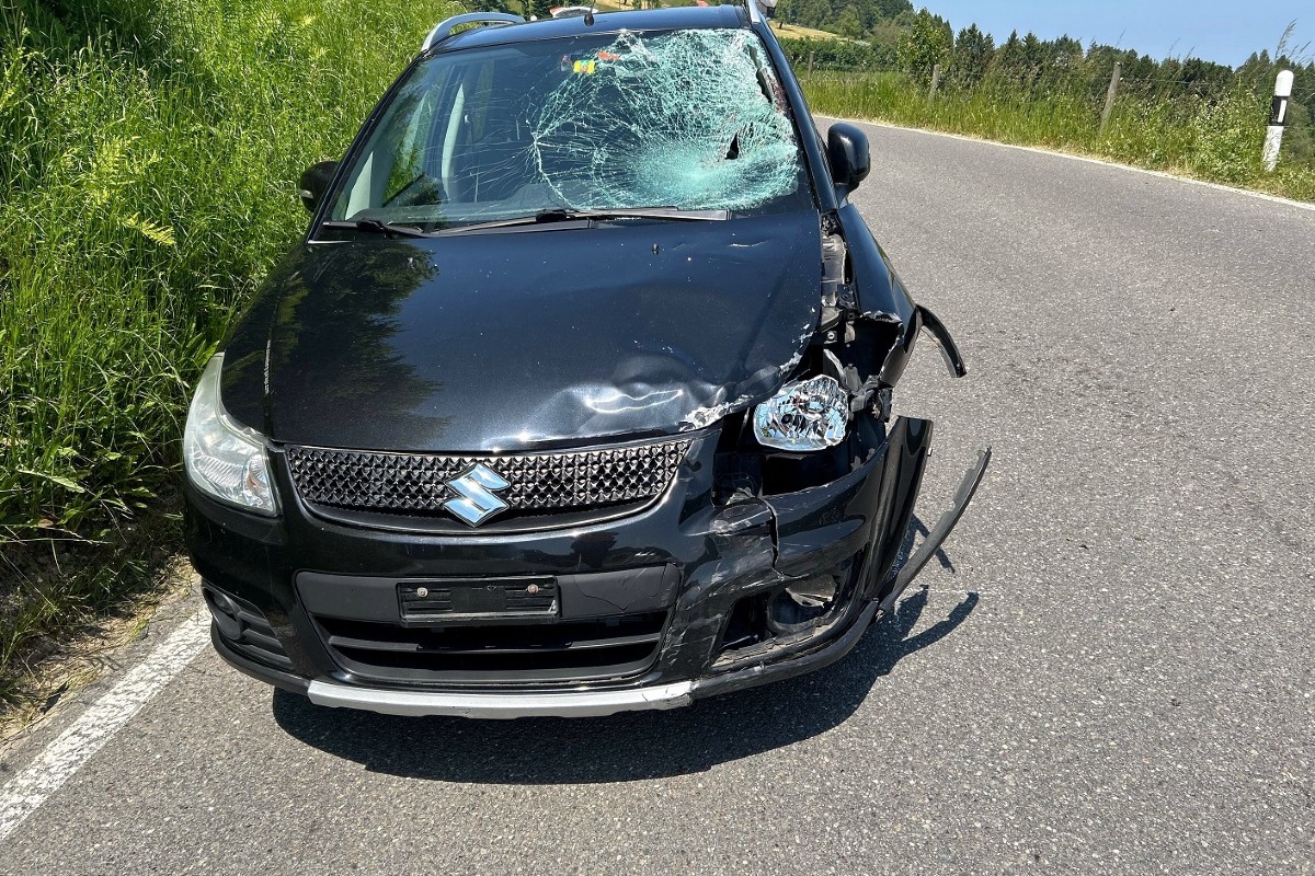 Wolfhalden AR - Schwerer Unfall erfordert Rega-Einsatz