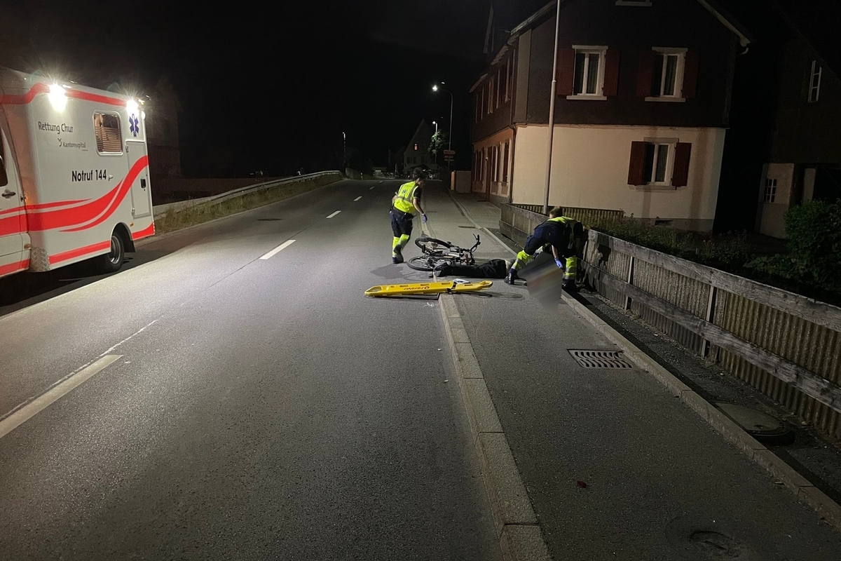 Mehrere Unfälle mit Fahrradbeteiligung in Nordbünden