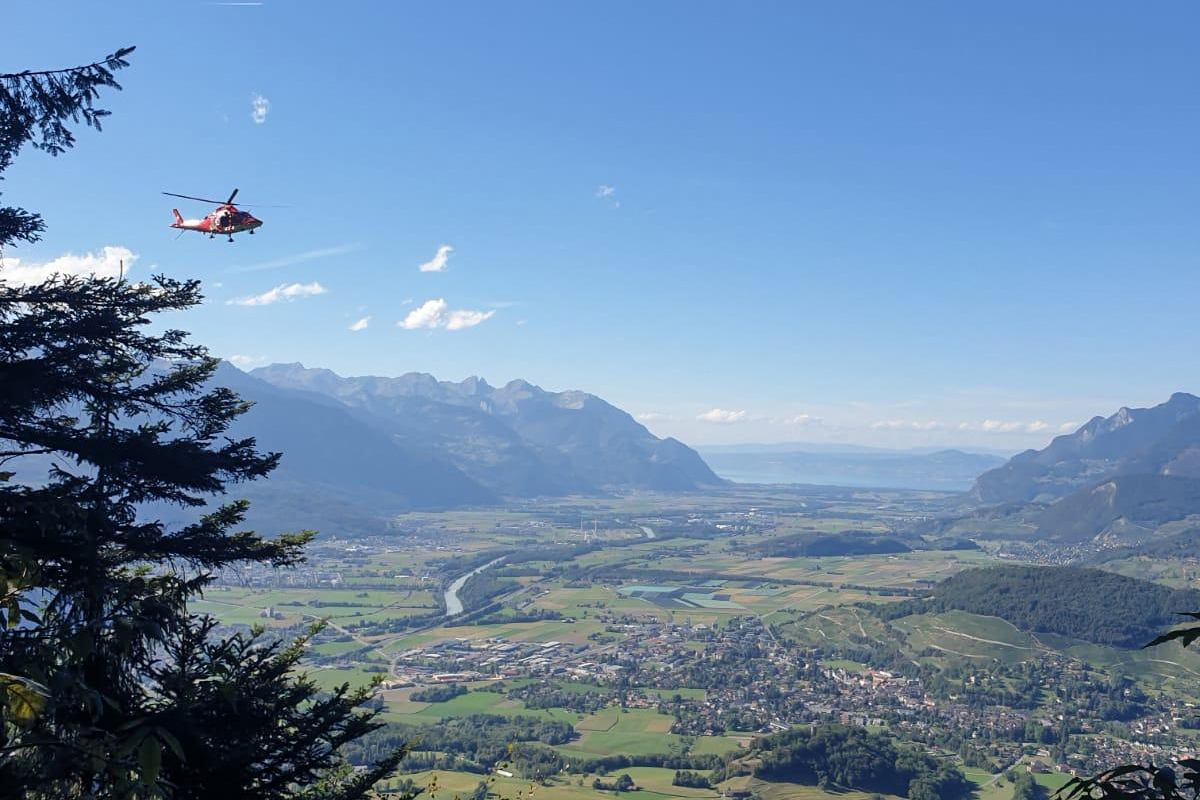 Lavey-Morcles VD - Rega rettet schwer verunfallten Wanderer