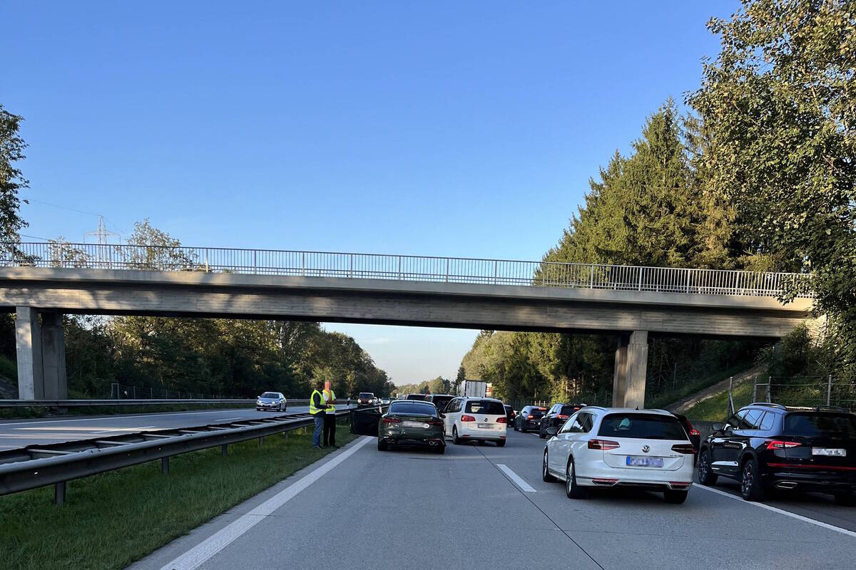 A13/Sennwald SG - Drei Auffahrunfälle mit zehn Fahrzeugen