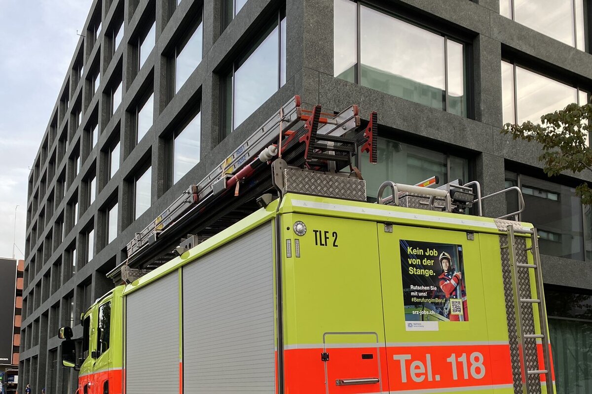 Zürich - Grosseinsatz und Evakuierung aufgrund von giftigen Gasen