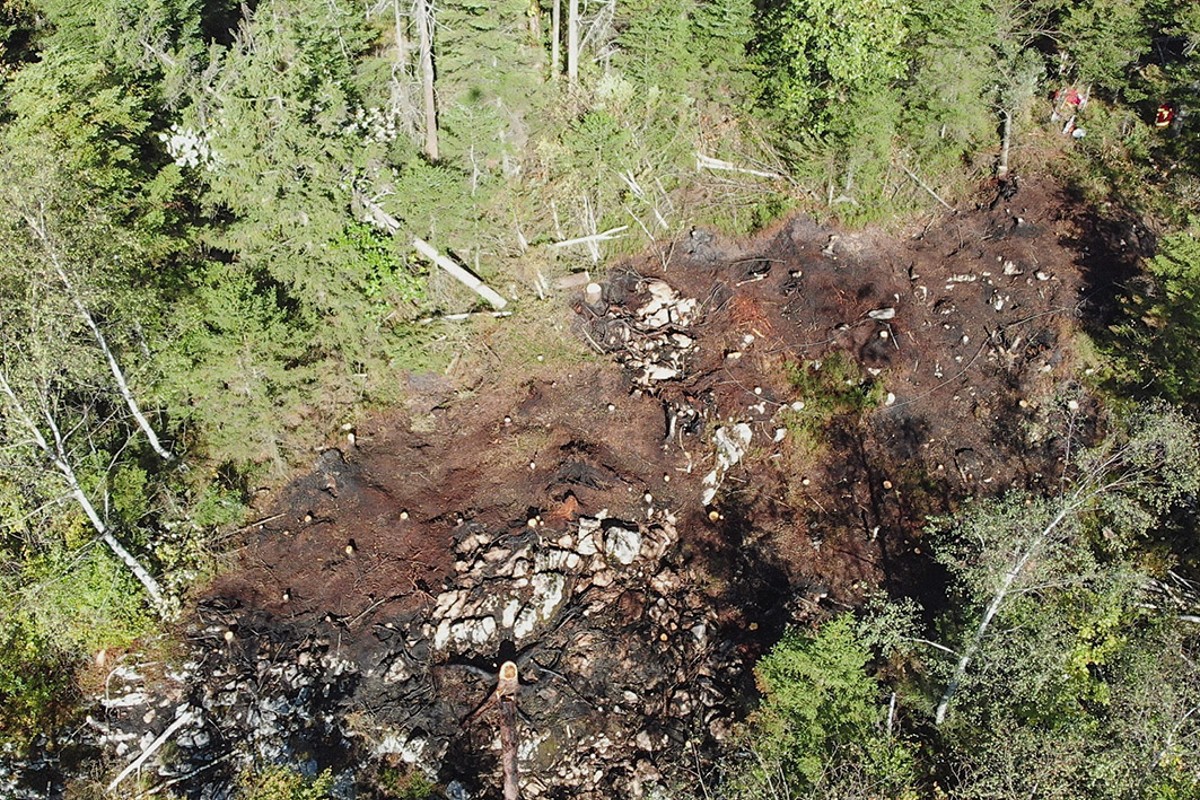 Emmetten NW - Flächenbrand im Brennwald entdeckt