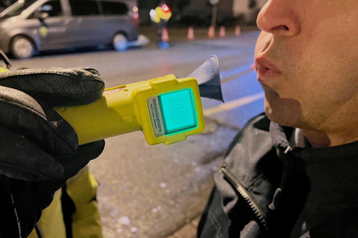 Basel - Grosskontrolle zum Auftakt der Aktion "Via"