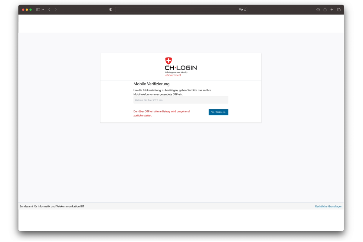 Cybercrime - Betrügerische Mails von der angeblichen Eidgenössischen Steuerverwaltung