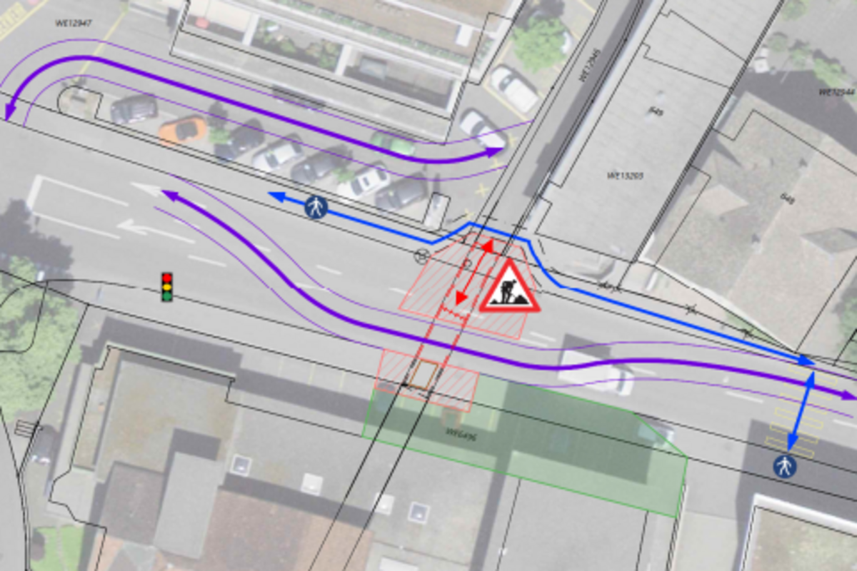 Wädenswil ZH - Verkehrseinschränkungen aufgrund von Bauarbeiten