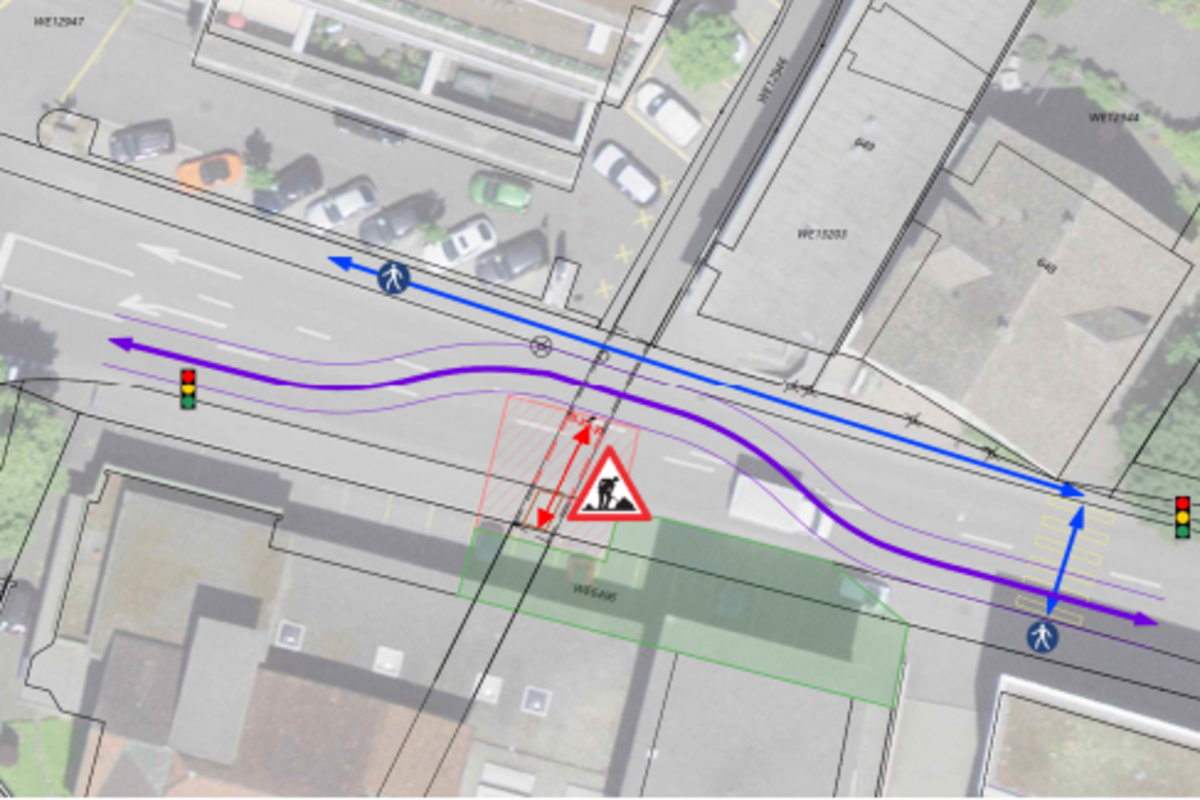 Wädenswil ZH - Verkehrseinschränkungen aufgrund von Bauarbeiten