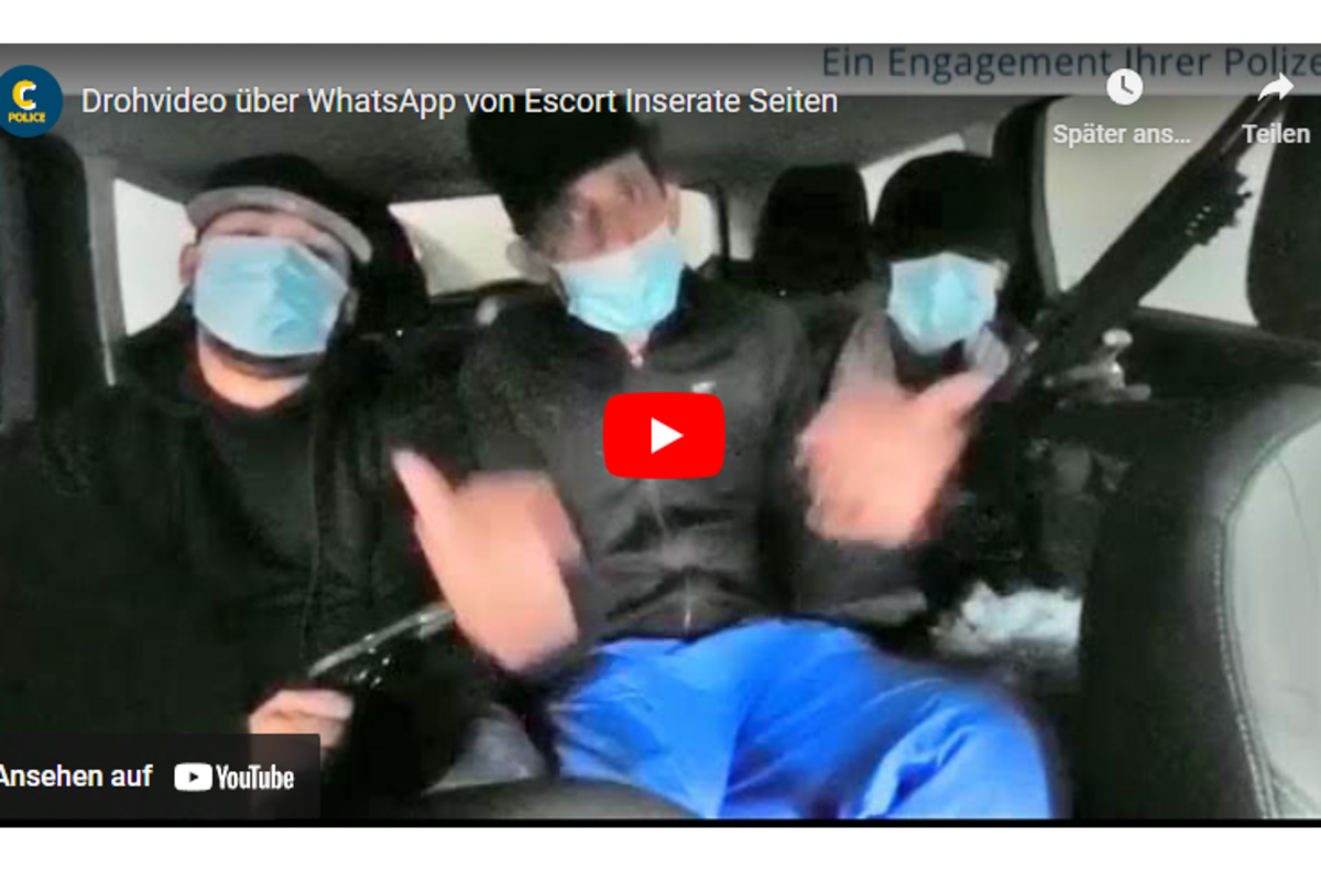 Todesdrohung nach Anklicken eines Links