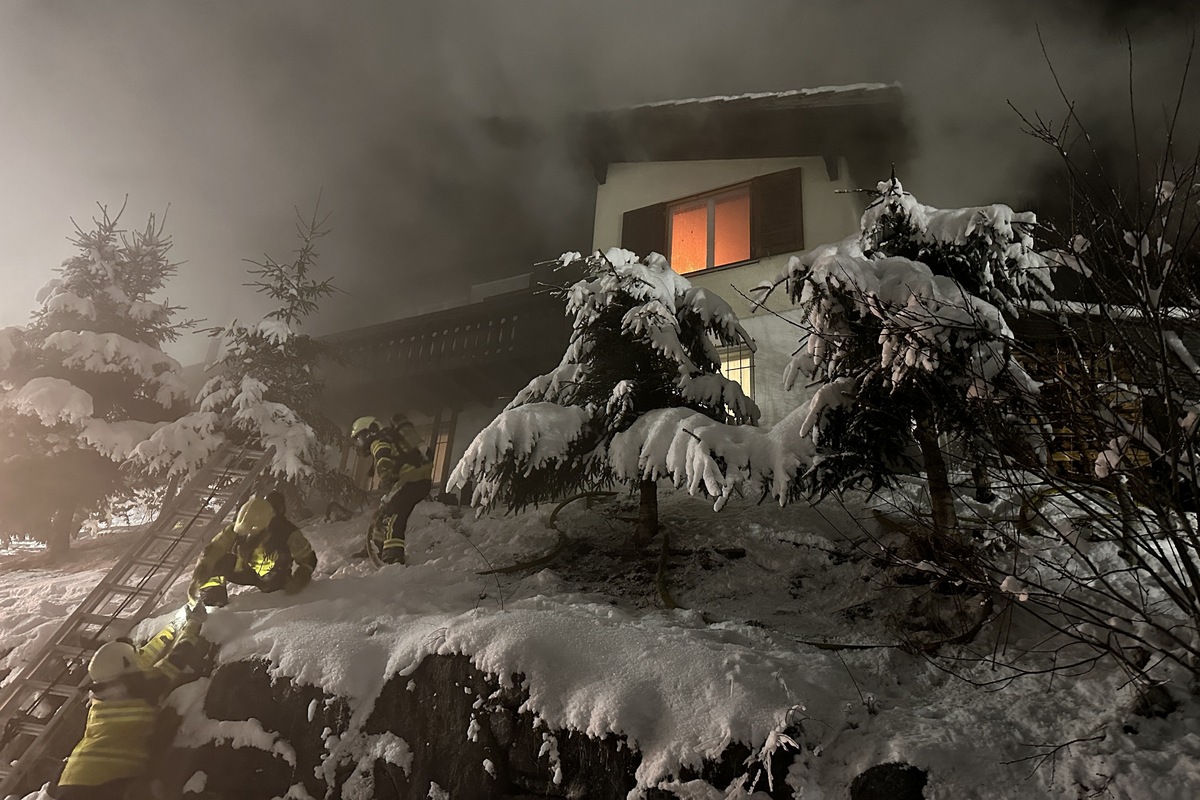 Jakobsbad AI - Haus nach Brand unbewohnbar