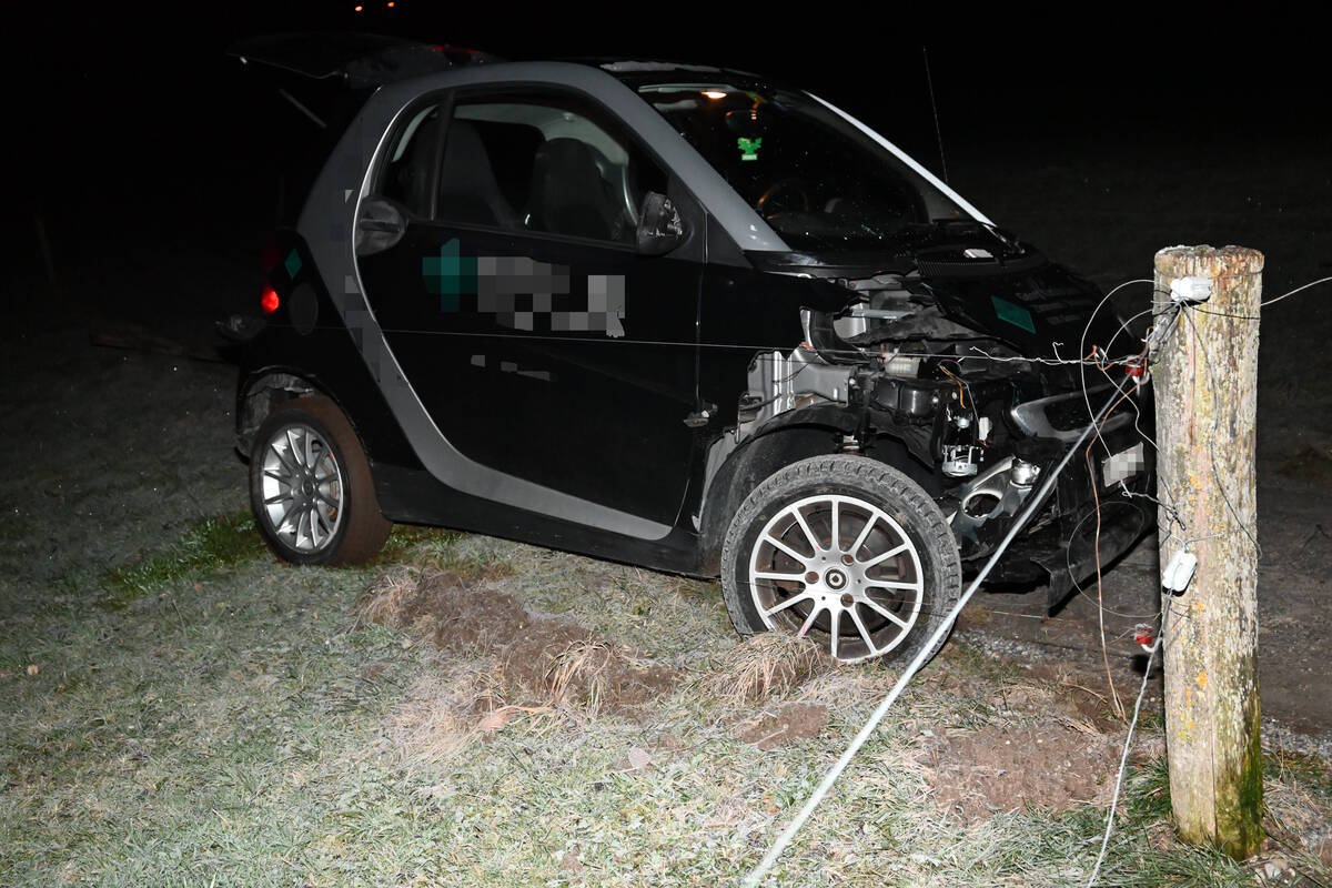 Gossau SG - Fahrunfähig Unfall verursacht