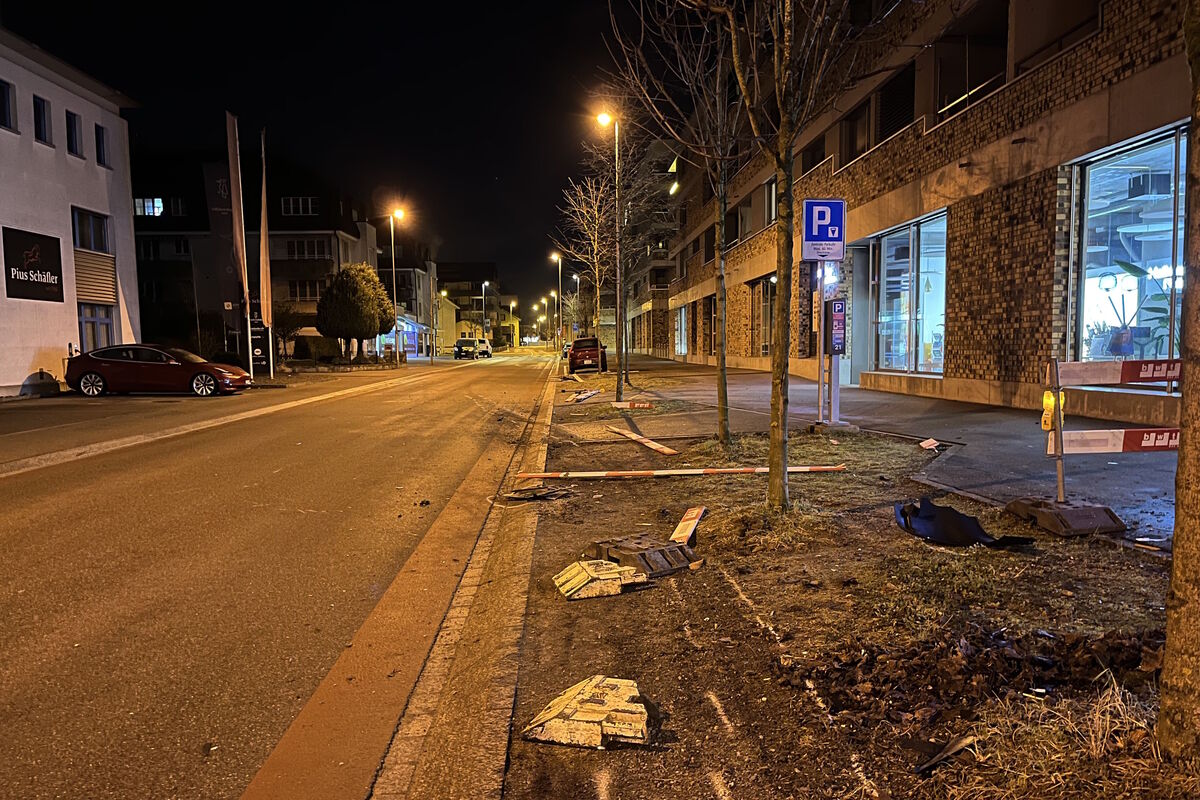 Gossau SG - Fahrunfähig Unfall verursacht