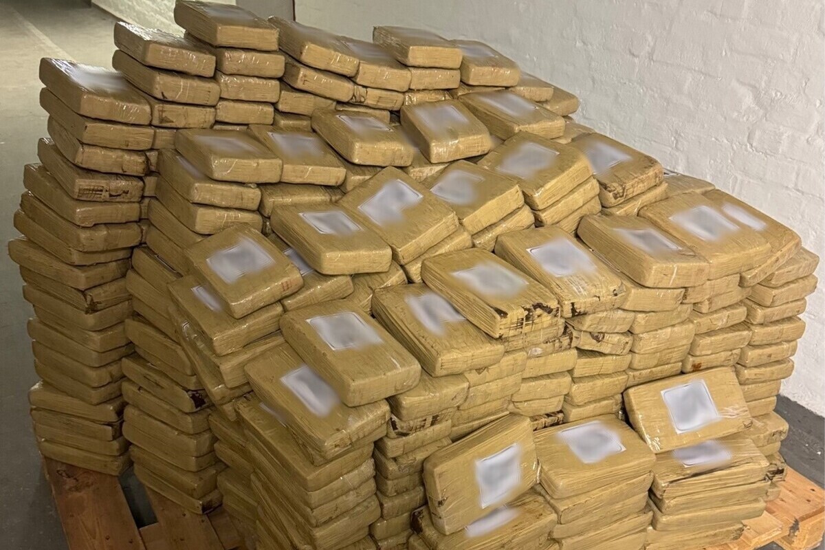 Frankfurt am Main - Kokain in Bananenkisten versteckt