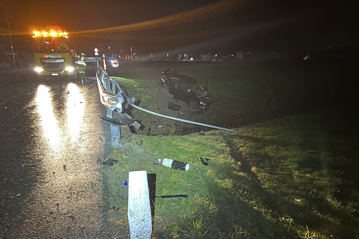 Kaltbrunn SG - 25-Jähriger wird bei Unfall schwer verletzt