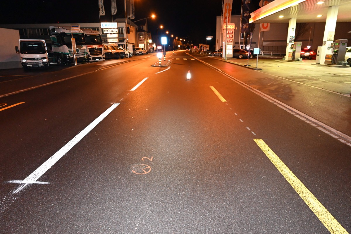 Wil SG - Frontalkollision auf der Toggenburgerstrasse