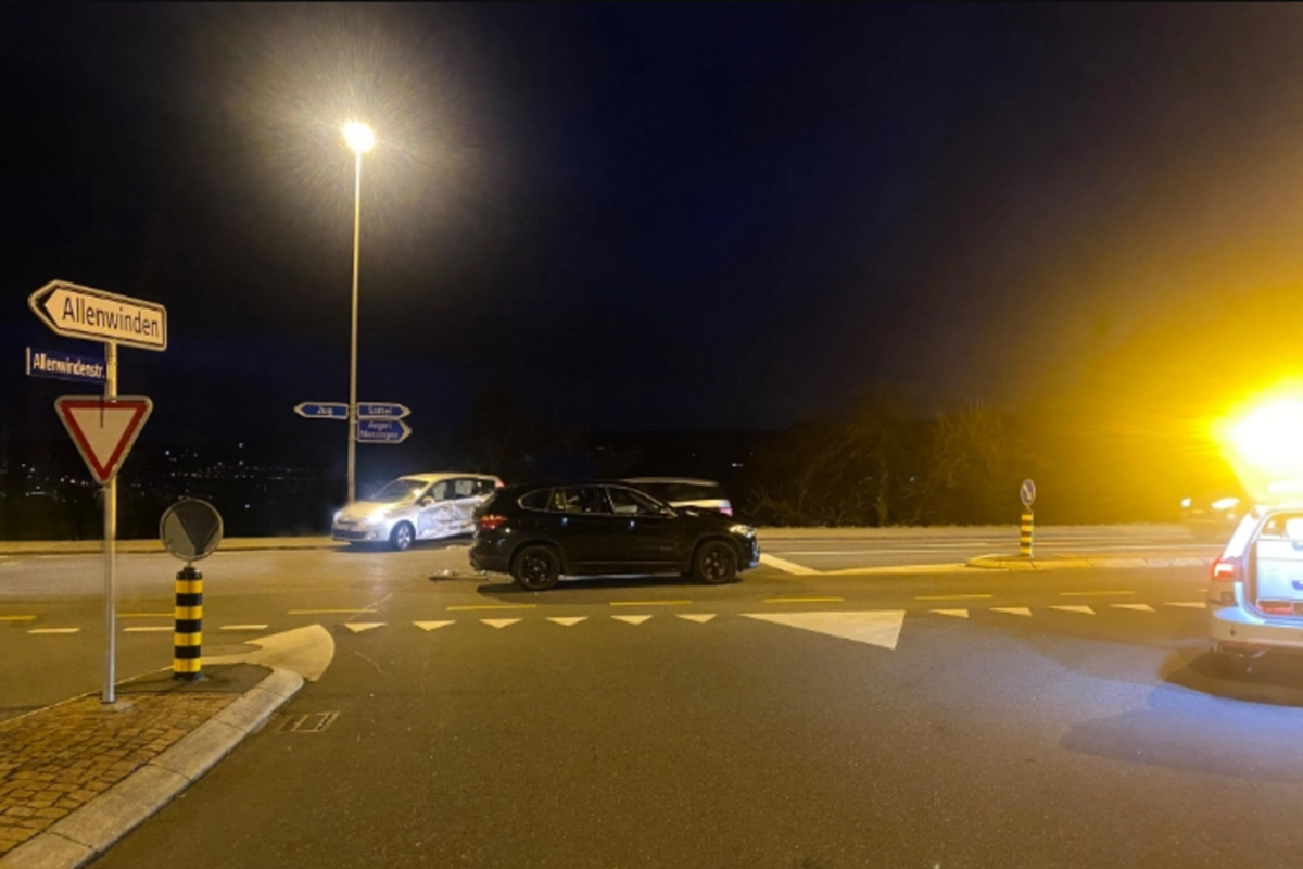 Kanton Zug - Seitlich-frontale Kollisionen