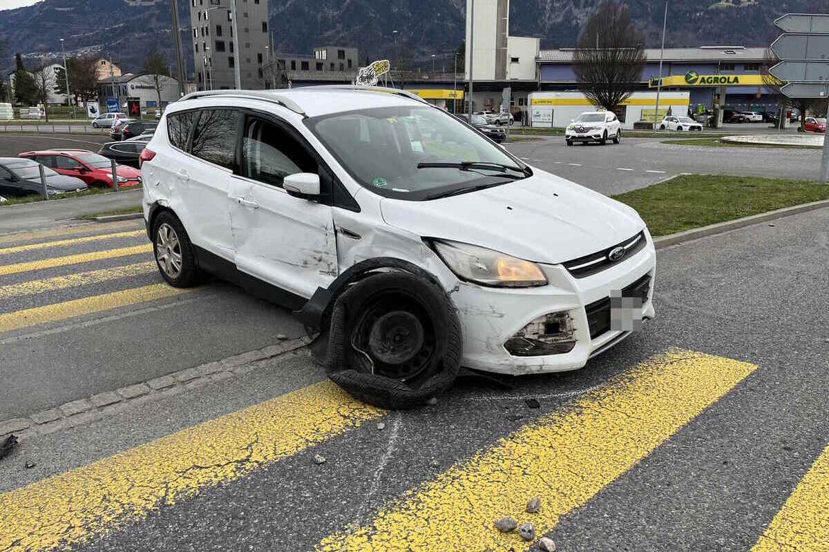 Buchs SG - Alkoholisiert Unfall verursacht