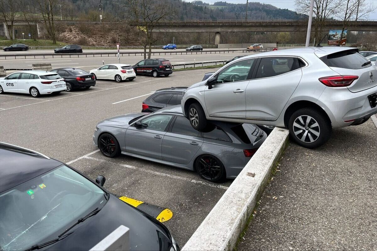 Würenlos-Rastplatz A1 - Gas- mit Bremspedal verwechselt