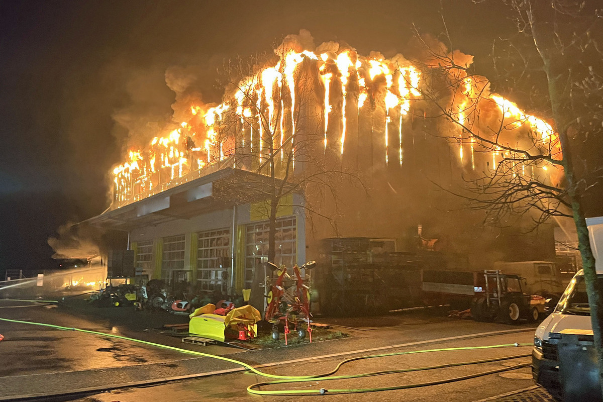 Weggis LU - Totalschaden nach Brand