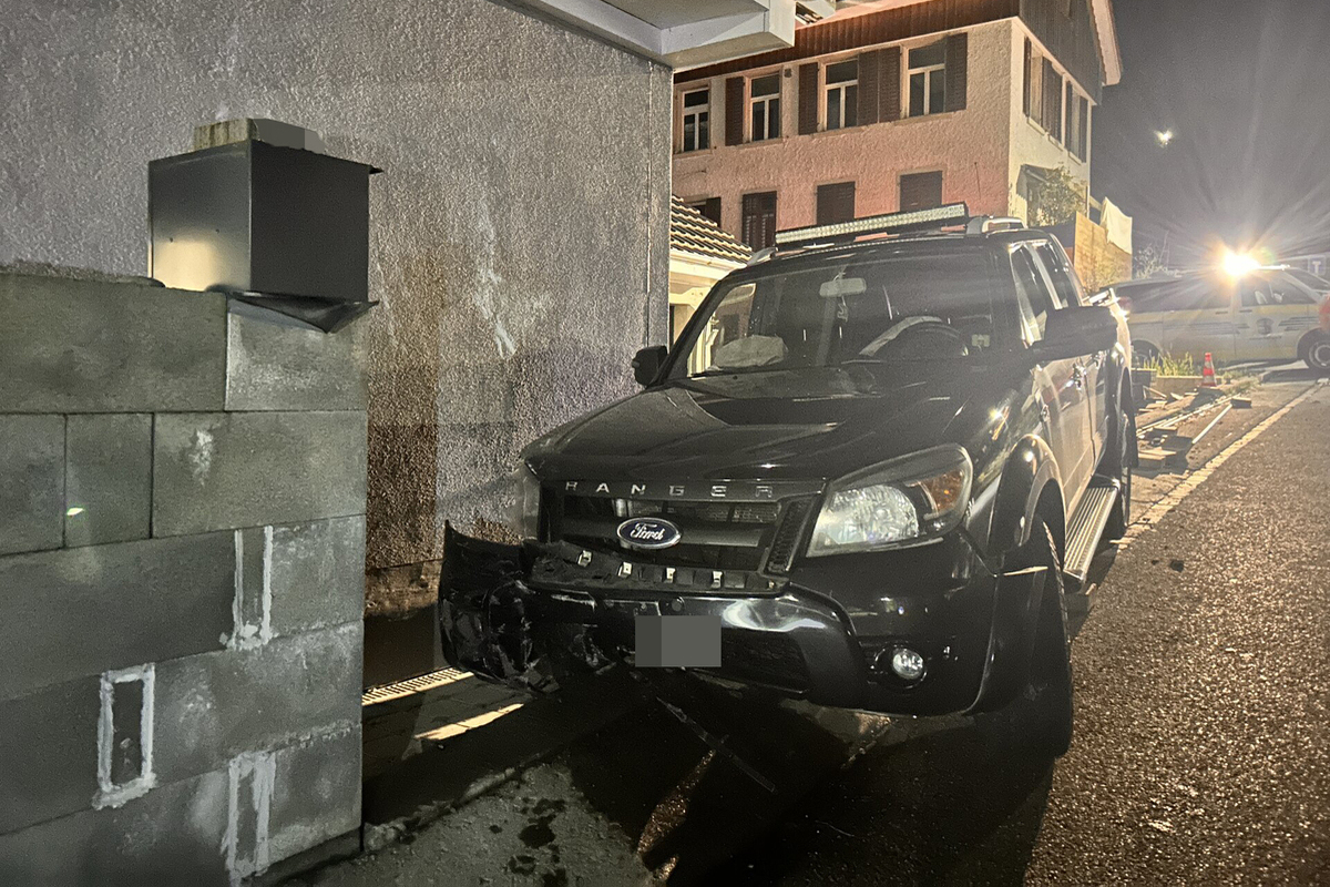 Birrwil AG - Betrunken Unfall verursacht