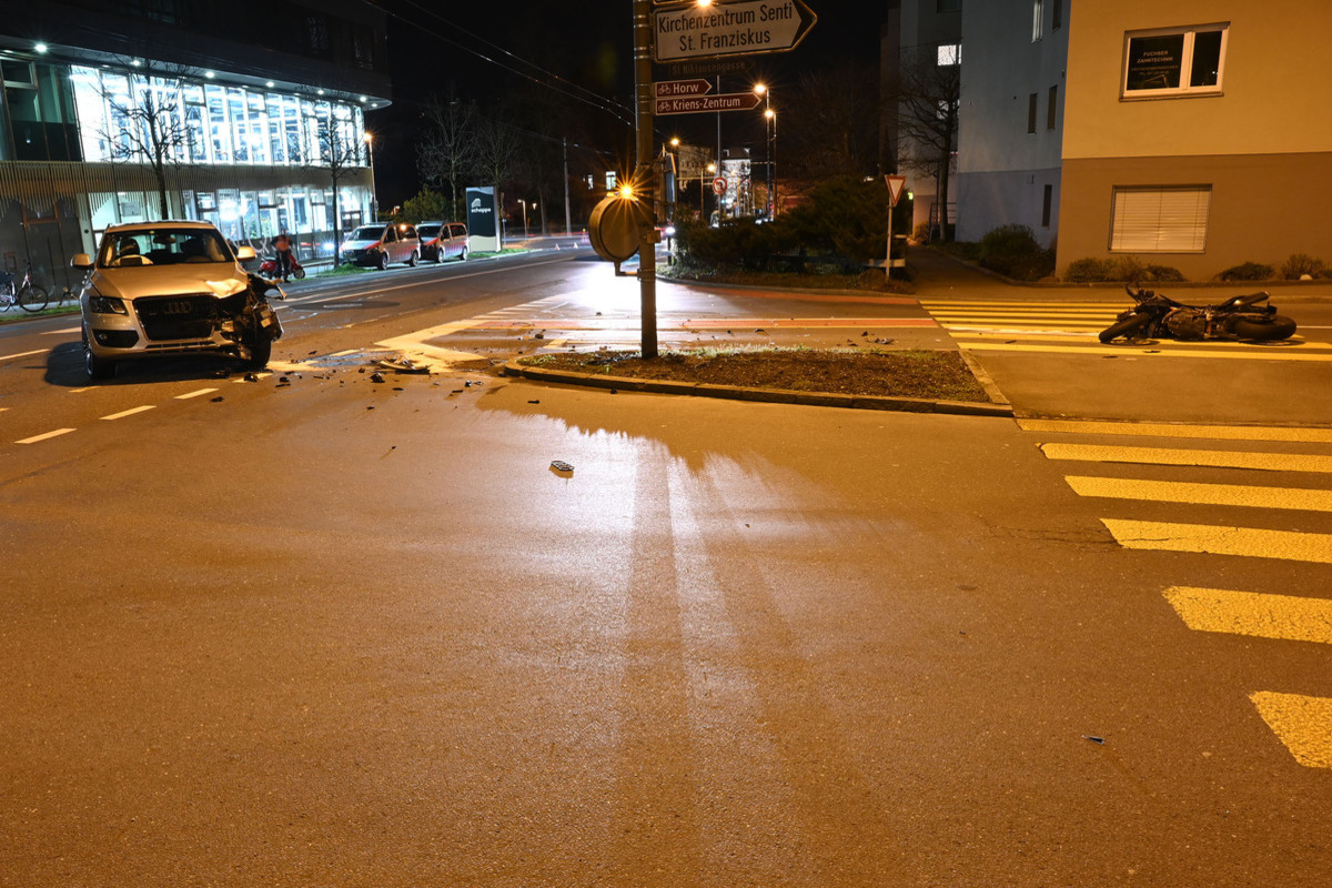 Kanton Luzern - Zwei Unfälle - Fünf Verletzte