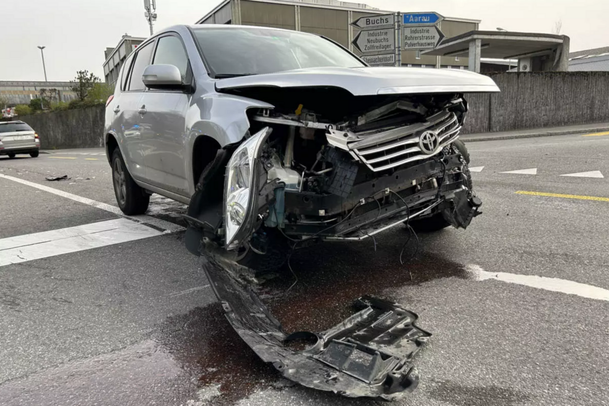 Unfall in Buchs AG - Audi-Fahrer übersieht Toyota