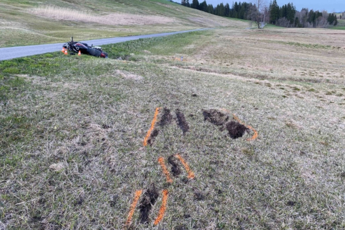 Kanton Zug - Viele Verkehrsunfälle mit Motorrädern