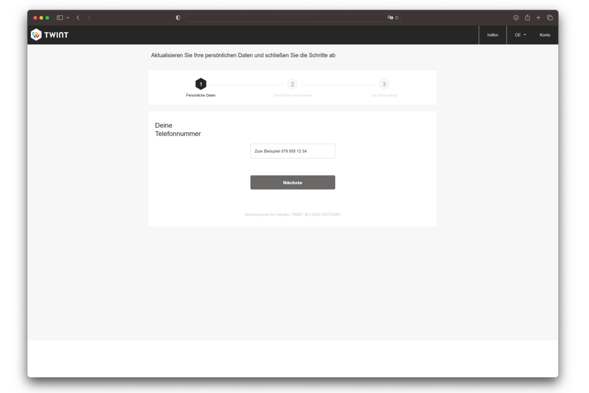 Phishing-Falle im Namen von TWINT