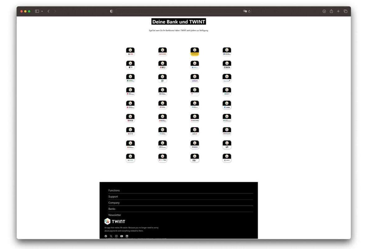 Phishing-Falle im Namen von TWINT